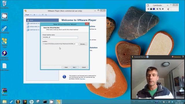 Installera Windows 2008server med hjälp av VMware player смотреть онлайн