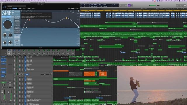 Syntheticsax - Lonely Saxophone (Project Logic Pro X with Sax Video) смотреть онлайн