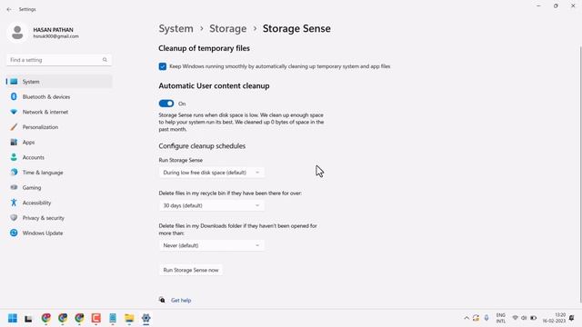 How to automatically free up space Storage Sense on Windows 11 смотреть онлайн