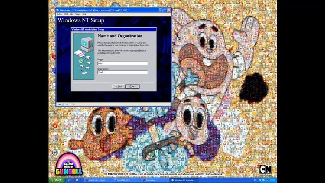 Installing Windows NT 4.0 Workstation On Virtual PC 2007 смотреть онлайн