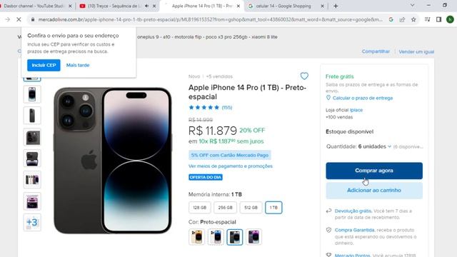 Apple iPhone 14 Pro 1 TB Preto espacial Parcelamento sem juros смотреть онлайн