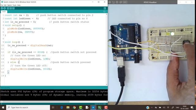 Arduino Lesson 07 Push Button Interfacing смотреть онлайн