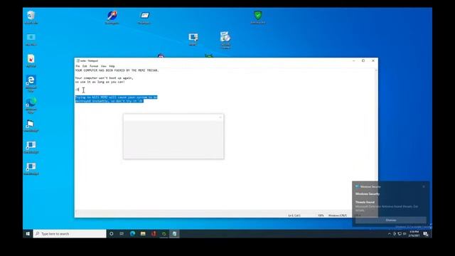 DESTROYING WINDOWS 10 WITH VIRUS | DON'T TRY THIS AT HOME! смотреть онлайн