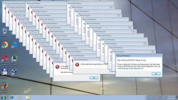 Windows 7 Crazy Error (Vietnamese)