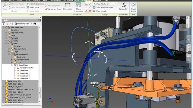 Autodesk Inventor 2016 - Tube and Pipe Design смотреть онлайн