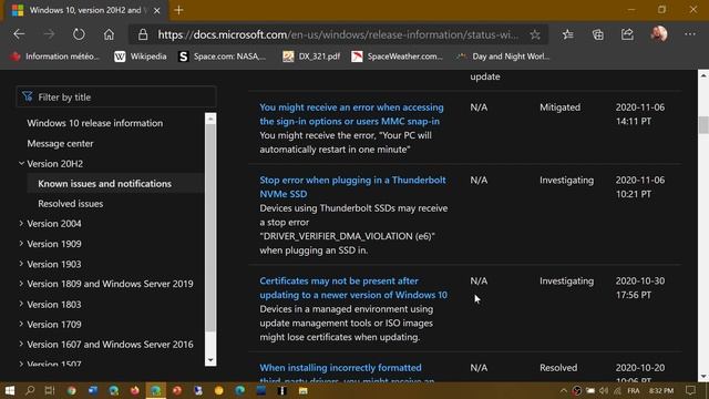Windows 10 May October 2020 update gets new blockers November 6th 2020 смотреть онлайн