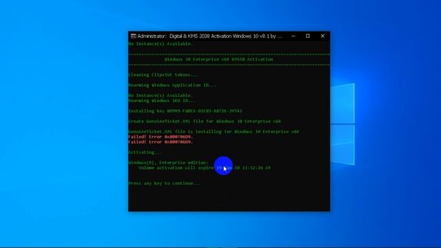 Windows 10 (19 Year ) License Activator (20.12.2019) смотреть онлайн