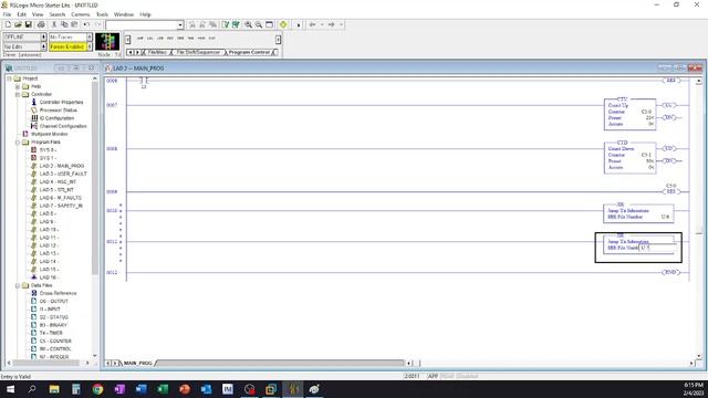 RSLogix 500 Programming_8 Jump to Subroutine смотреть онлайн