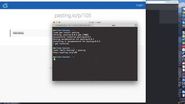 Pasting.io Console Client for Unix - as Ruby Gem смотреть онлайн