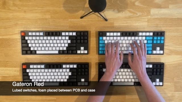 Keychron C1 Mechanical Keyboard Sound Test: red & brown switches, out of box and with mods смотреть онлайн