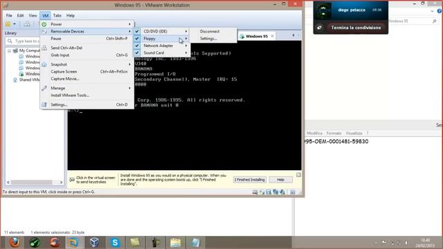 Installazione Windows 95 смотреть онлайн