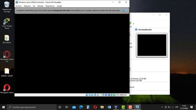 Instalación de Windows server 2008 en Virtual box смотреть онлайн