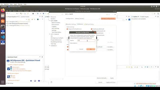PX4 MCUXpresso Setup for FMUK66 смотреть онлайн