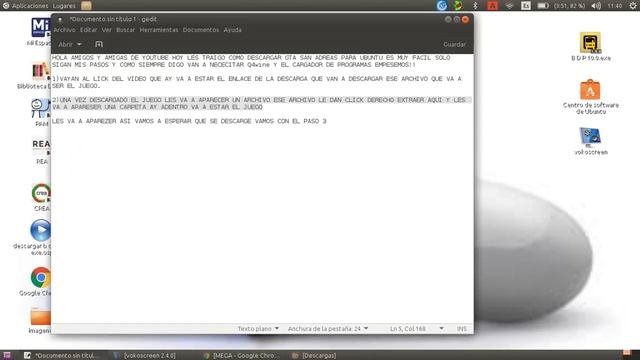 como descargar gta san andreas para ubuntu muy facil 100% anda смотреть онлайн