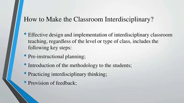 what is Interdisciplinary teaching/Education/ class Interdisciplinary teaching смотреть онлайн