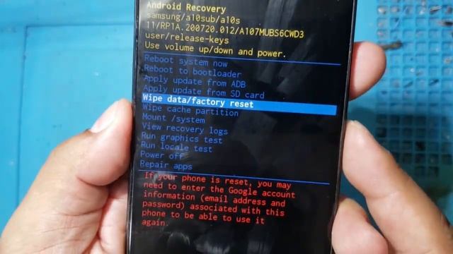 Hard Reset formatar de fabrica no modo recovery Samsung A10S смотреть онлайн