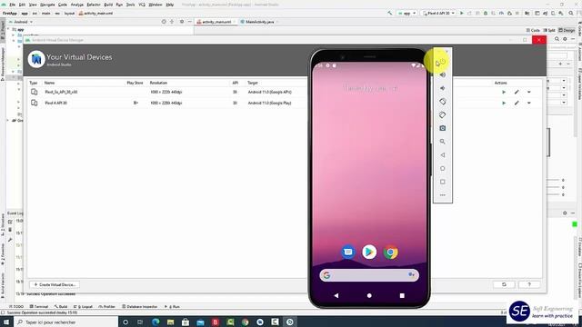 Android [02] - Créer un Emulateur (AVD) dans Android studio смотреть онлайн