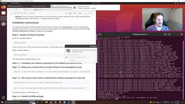 ROS Workshop - Tutorial 2 - Install ROS Noetic