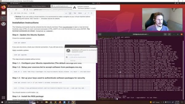 ROS Workshop - Tutorial 2 - Install ROS Noetic