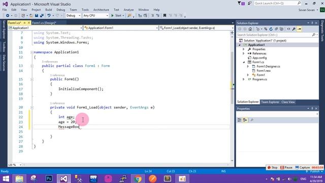 What is C# Variable & How to Declare & use variable in C# смотреть онлайн