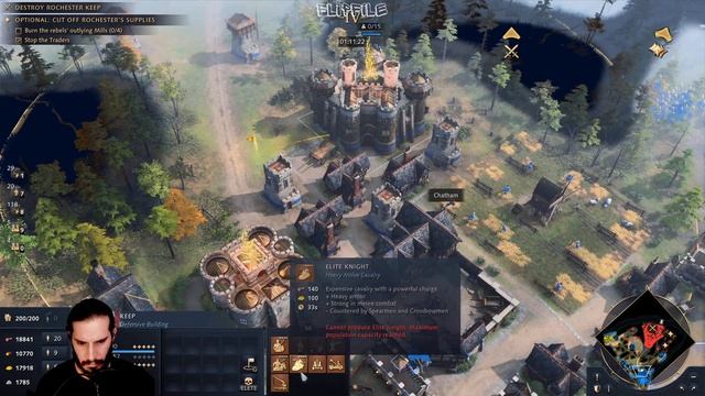 Age Of Empires IV LiveStream Playthrough Campaign 1: Part 9 - Siege Of Rochester Part II смотреть онлайн
