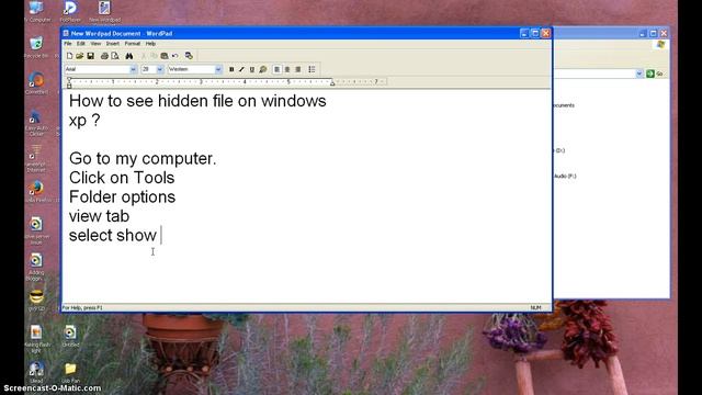How to see hidden files on windows xp? смотреть онлайн