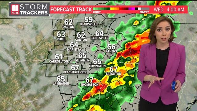 Severe storms moving into metro Atlanta | How to stay prepared смотреть онлайн