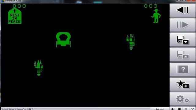ShootOut - Acorn Atom - emulador Pantheon 4.338 - probado en Windows 7 x64 смотреть онлайн