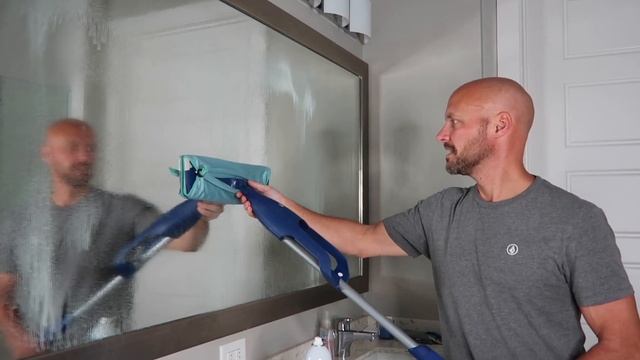 CLEANING HACK - How to EASY Clean LARGE Glass Mirrors and Windows смотреть онлайн