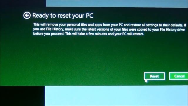 Dell Inspiron15 Windows 8 Restore, Reload To factory Settings смотреть онлайн