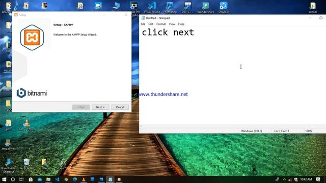 xampp installation video tutorial (SarahJaneSaraus) смотреть онлайн