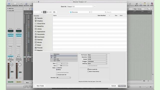 #007 #EWYKH - WAYS TO EXPORT/BOUNCE AUDIO IN LOGIC смотреть онлайн