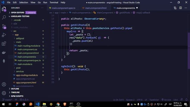 Build and Test an Angular 9 app from Scratch #3 ( Main Component ) смотреть онлайн
