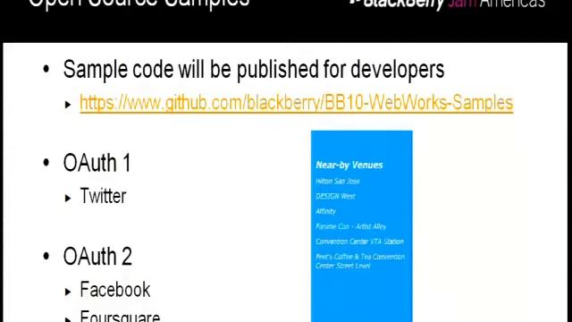 Integrating your Web Apps with BBM and Social Networks смотреть онлайн