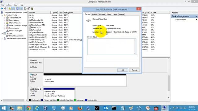 How to create VHD or VHDX Virtual DIsks in Windows 8 or 8.1 смотреть онлайн
