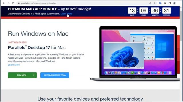 Parallels Desktop + 9 Top-Rated Mac Apps Bundle promo of 2022 смотреть онлайн