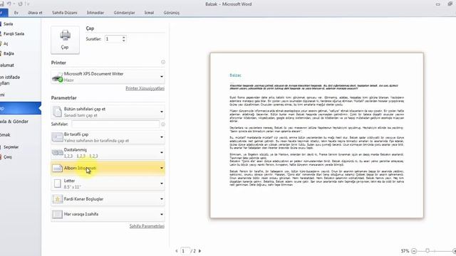 Microsoft Word 2010 - Sənədin çap edilməsi смотреть онлайн