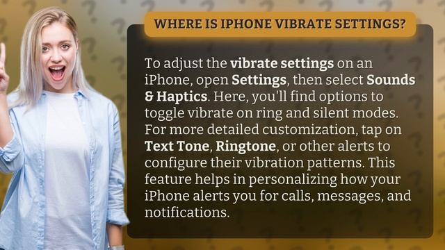 Where Is IPhone Vibrate Settings?