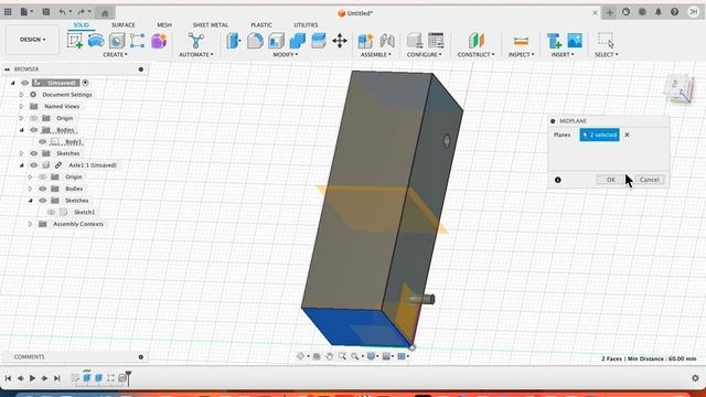 6d Mirror And Midplane_ Fusion 360 Crash Course - Curriculum. смотреть онлайн