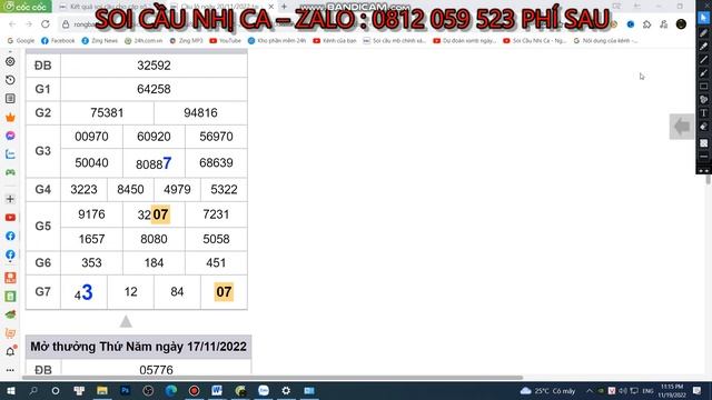Soi Cầu Nhị Ca - Ngày:20/11/2022-Soi cầu 7777- SOI CẦU MIỀN BẮC смотреть онлайн