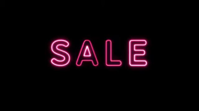 SALE | Neon Light Glowing LIGHT LOOP VIDEO Black Screen BORDER | Abstract Animated background (5) смотреть онлайн