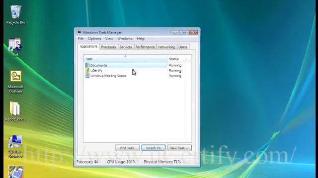 How to identify and terminate unresponsive programs in Windows Vista -uCertify смотреть онлайн