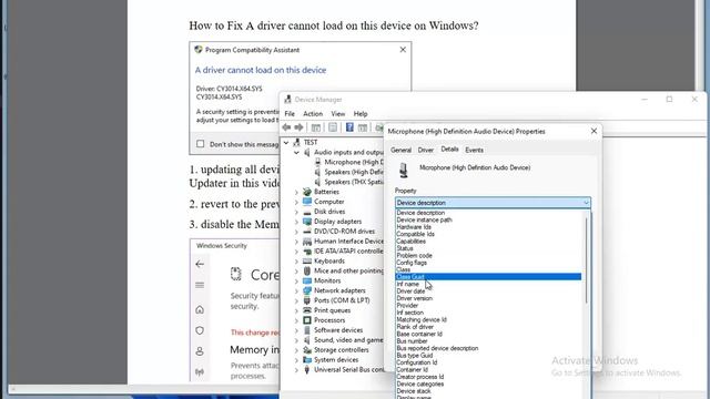 Fix A driver cannot load on this device on Windows смотреть онлайн