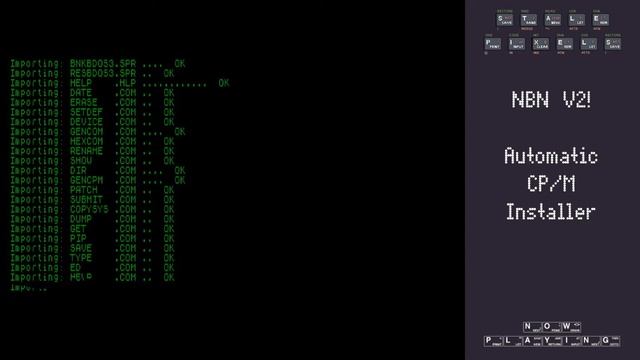 Installing CP/M with NBNGET смотреть онлайн