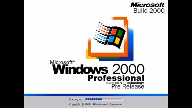Windows 2000 Pre-Release startup and Shutdown Sounds смотреть онлайн