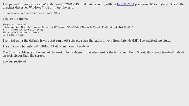 Windows 7 Graphics Driver for an i3-2100 (2 Solutions!!) смотреть онлайн