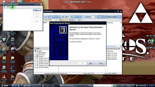 Windows Server 2003 Web Edition SP1 Mon VirtualBOX смотреть онлайн