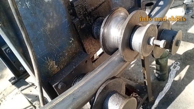 Pipe Bending|How To Bend iron & Steel Pipe For Hanging Chairs|Round Pipe Bending Process on Machine смотреть онлайн