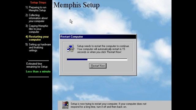 Installing Windows Memphis/Windows 98 build 1434 смотреть онлайн
