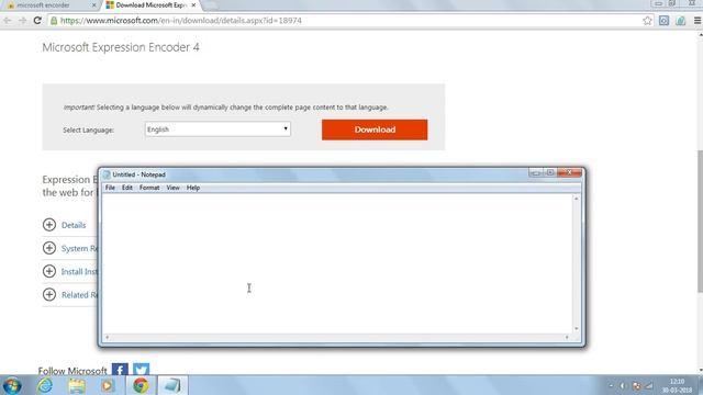 how to download microsoft expression encoder 4 pro смотреть онлайн